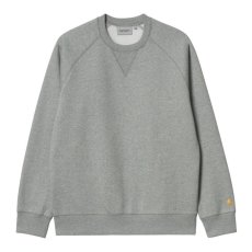 画像1: CARHARTT WIP  CHASE SWEATSHIRT (Grey Heather / Gold) (1)