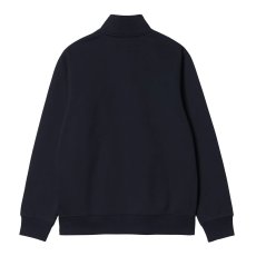 画像5: CARHARTT WIP  CHASE NECK ZIP SWEATSHIRT (Dark Navy / Gold) (5)