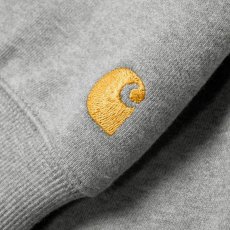 画像6: CARHARTT WIP  HOODED CHASE SWEATSHIRT (Grey Heather / Gold) (6)