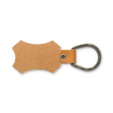 画像2: STANDARD CALIFORNIA  Button Works × SD Shield Logo Key Holder (Light Brown) (2)