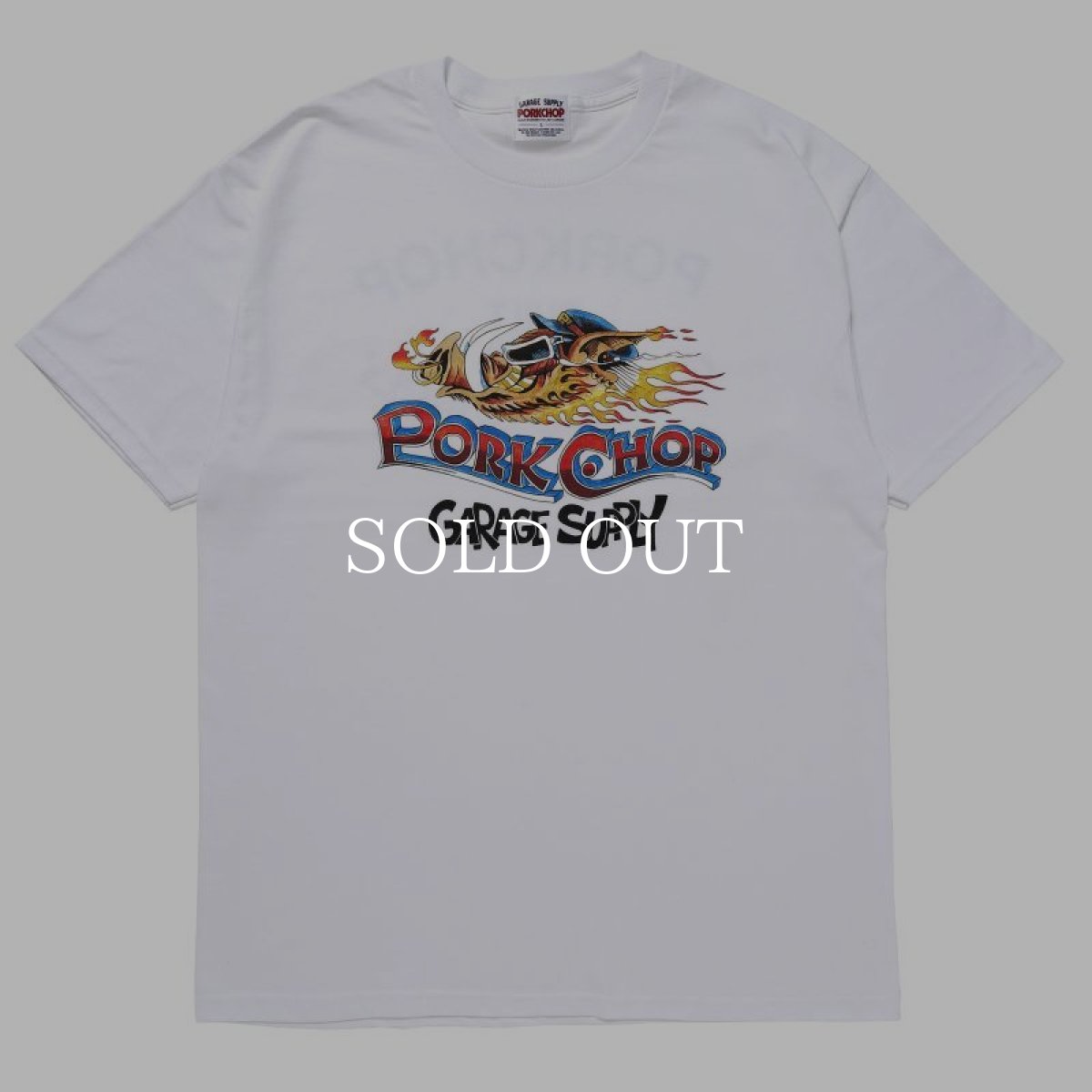 画像1: PORKCHOP GARAGE SUPPLY  WILD PORK TEE (WHITE) (1)
