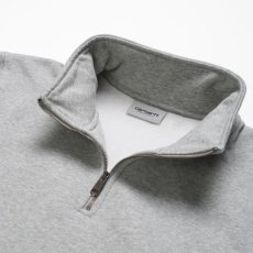 画像6: CARHARTT WIP  CHASE NECK ZIP SWEATSHIRT (Grey Heather / Gold) (6)