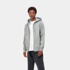 画像4: CARHARTT WIP  HOODED CHASE JACKET (Grey Heather / Gold) (4)