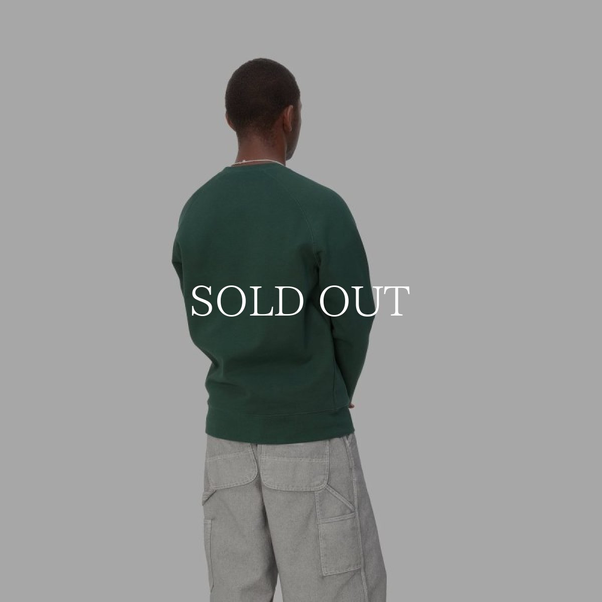 画像3: CARHARTT WIP  CHASE SWEATSHIRT (Discovery Green / Gold) (3)