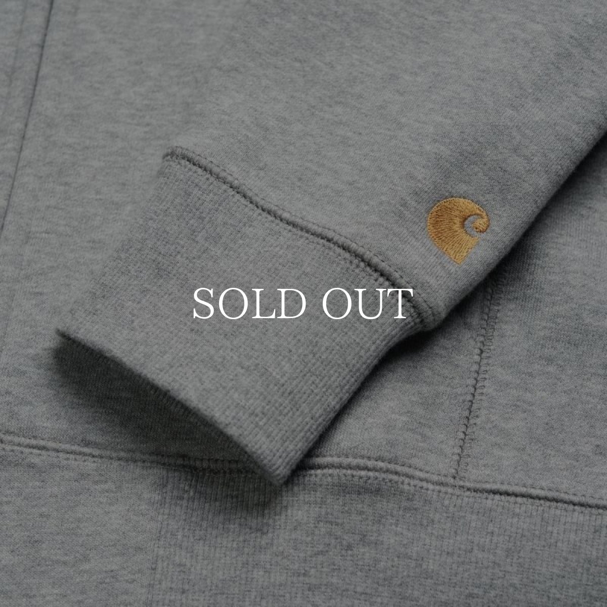 画像8: CARHARTT WIP  HOODED CHASE JACKET (Grey Heather / Gold) (8)