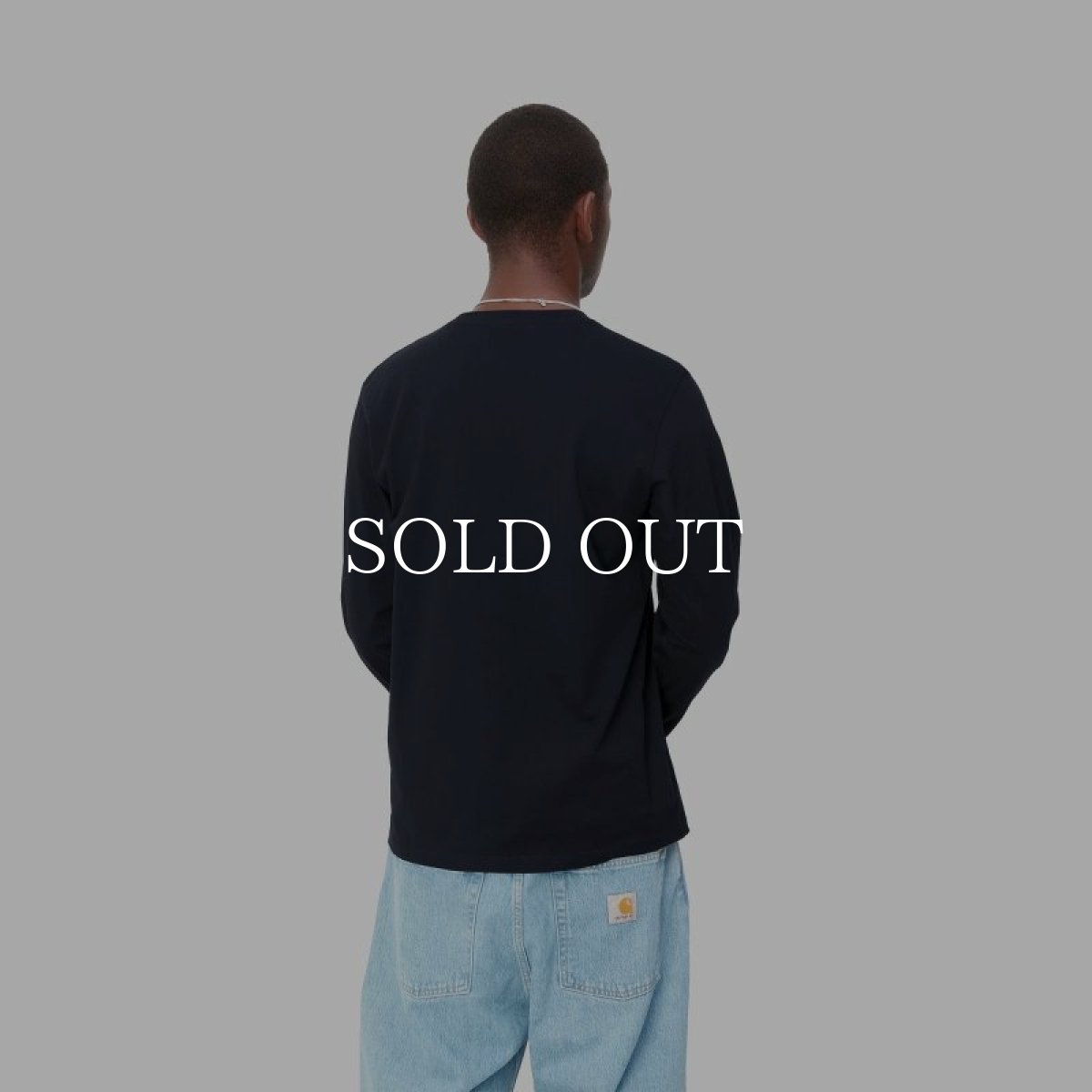 画像5: CARHARTT WIP  L/S POCKET T-SHIRT (Dark Navy) (5)