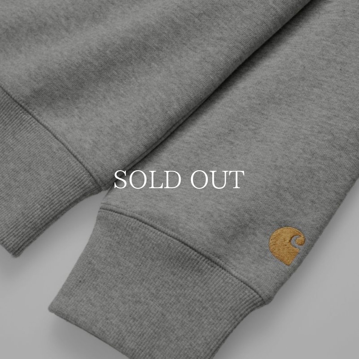 画像6: CARHARTT WIP  CHASE SWEATSHIRT (Grey Heather / Gold) (6)