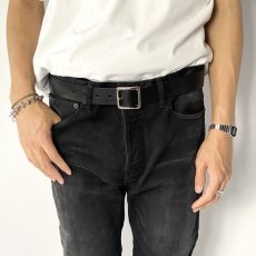 画像4: MINEDENIM  Leather Belt (BLK) (4)