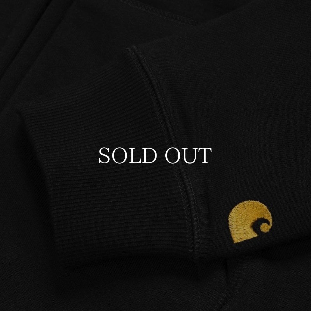 画像8: CARHARTT WIP  HOODED CHASE JACKET (Black / Gold) (8)