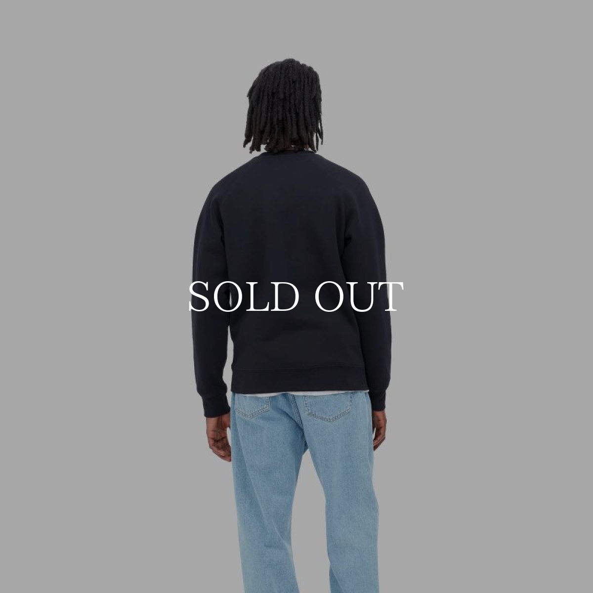 画像3: CARHARTT WIP  CHASE SWEATSHIRT (Dark Navy / Gold) (3)