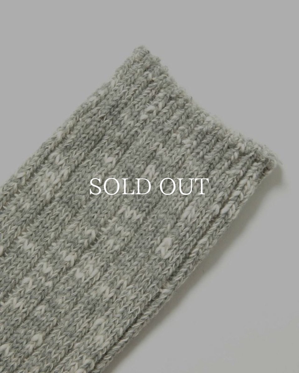 画像2: nonnative  DWELLER SOCKS HI C/A/W/P/N/P WOVEN (GRAY) (2)