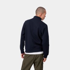 画像3: CARHARTT WIP  CHASE NECK ZIP SWEATSHIRT (Dark Navy / Gold) (3)