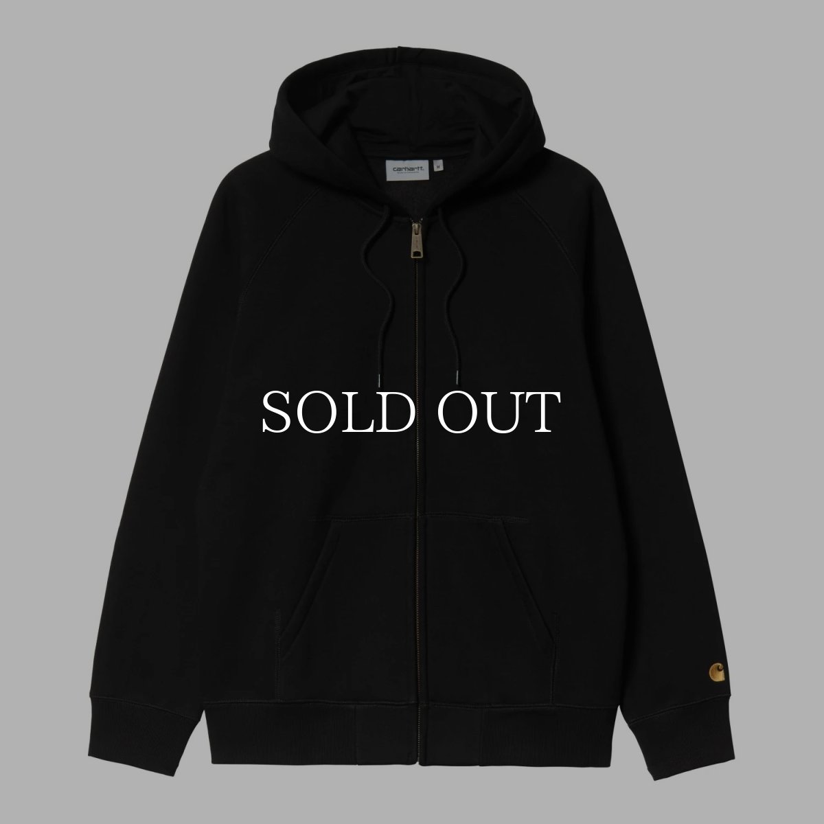 画像1: CARHARTT WIP  HOODED CHASE JACKET (Black / Gold) (1)