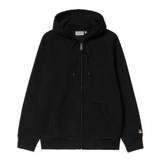 画像1: CARHARTT WIP  HOODED CHASE JACKET (Black / Gold) (1)