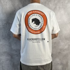 画像6: RATS  TWO WHEEL TEE (WHITE x ORANGE) (6)