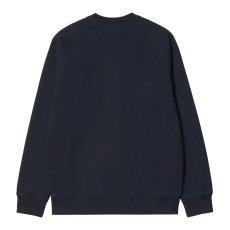 画像5: CARHARTT WIP  CHASE SWEATSHIRT (Dark Navy / Gold) (5)