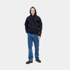 画像4: CARHARTT WIP  HOODED CHASE SWEATSHIRT (Dark Navy / Gold) (4)