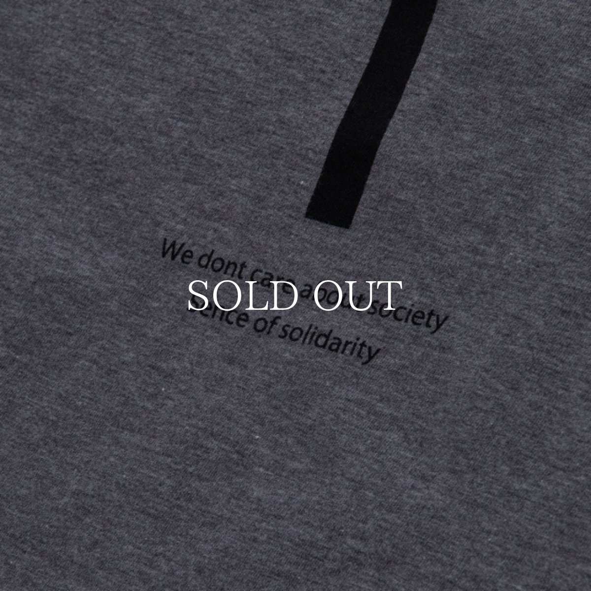 画像5: RATS  CROSS TEE (CHARCOAL x BLACK) (5)