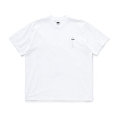 画像1: RATS  CROSS TEE (WHITE) (1)