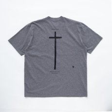 画像2: RATS  CROSS TEE (CHARCOAL x BLACK) (2)