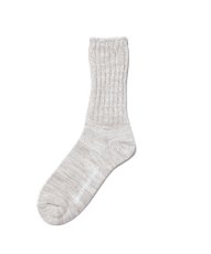 画像1: COOTIE   Raza Lowgauge Socks (White Mix) (1)
