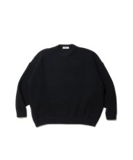 画像1: COOTIE   Rib Stitch Crewneck Sweater (Black) (1)