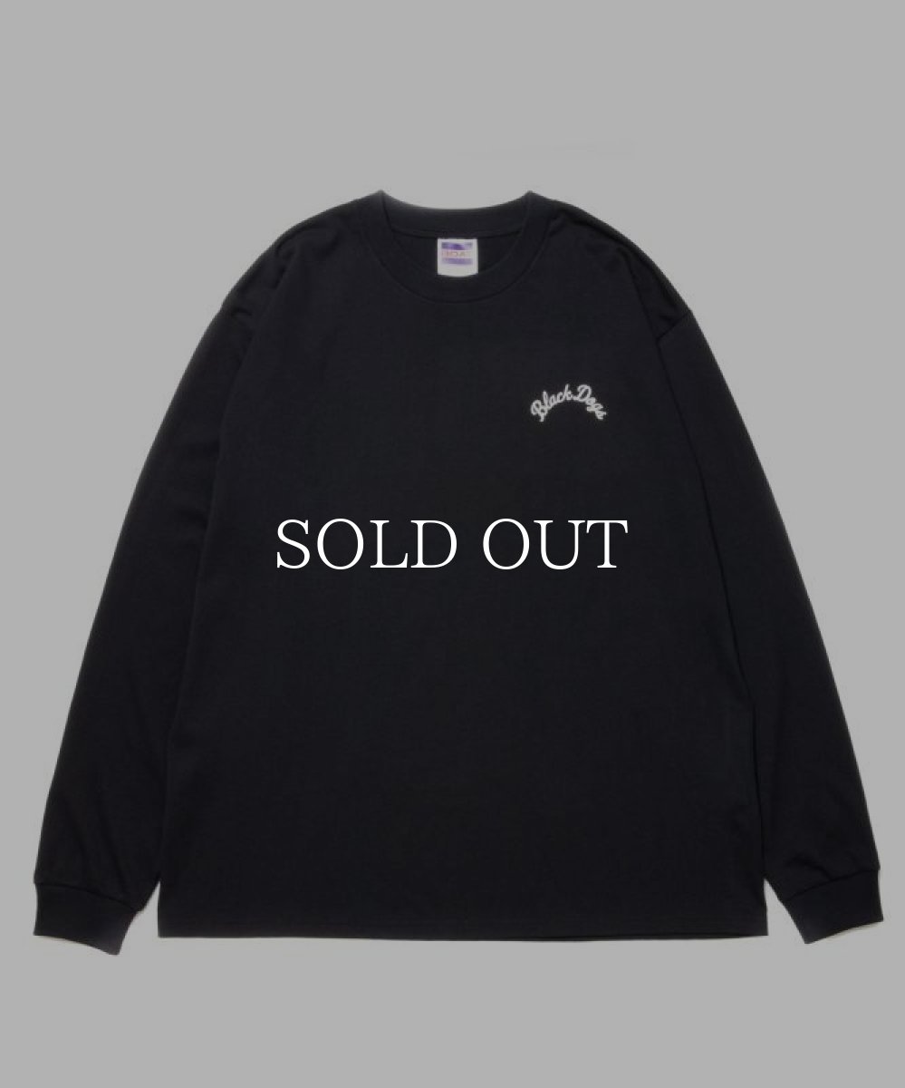 画像1: ROTTWEILER  CURSIVE L/S TEE (BLACK) (1)