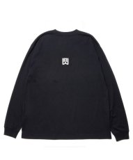 画像2: ROTTWEILER  COLLEGE RW L/S TEE (BLACK) (2)