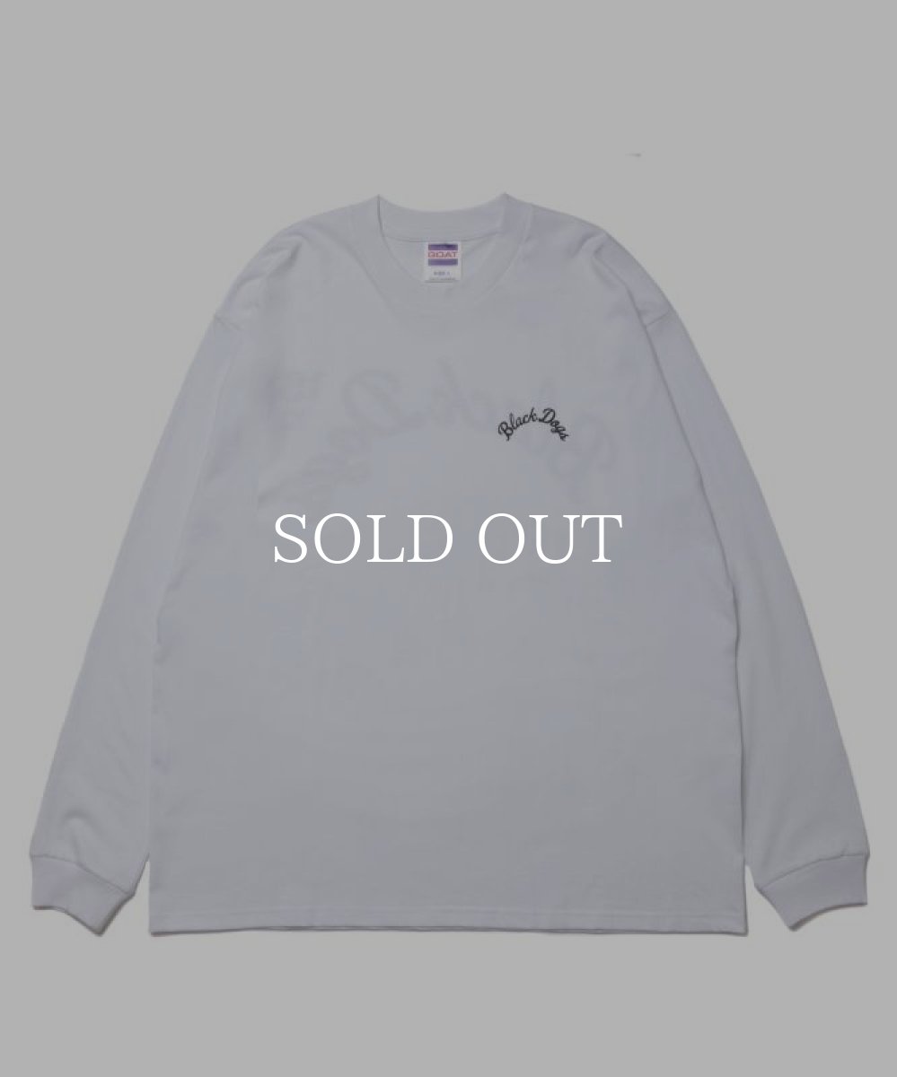 画像1: ROTTWEILER  CURSIVE L/S TEE (WHITE) (1)