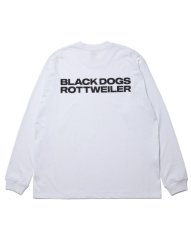画像2: ROTTWEILER  2 LINE L/S TEE (WHITE) (2)
