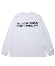 画像2: ROTTWEILER  2 LINE L/S TEE (WHITE) (2)