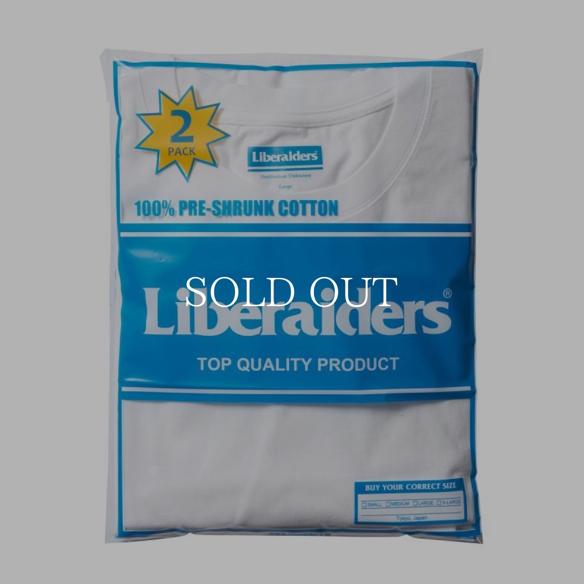 画像3: Liberaiders  LIBERAIDERS 2 PACK TEE (WHITE) (3)