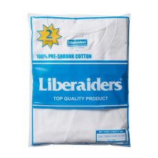 画像3: Liberaiders  LIBERAIDERS 2 PACK TEE (WHITE) (3)