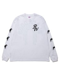 画像1: ROTTWEILER  R DOG L/S TEE (WHITE) (1)