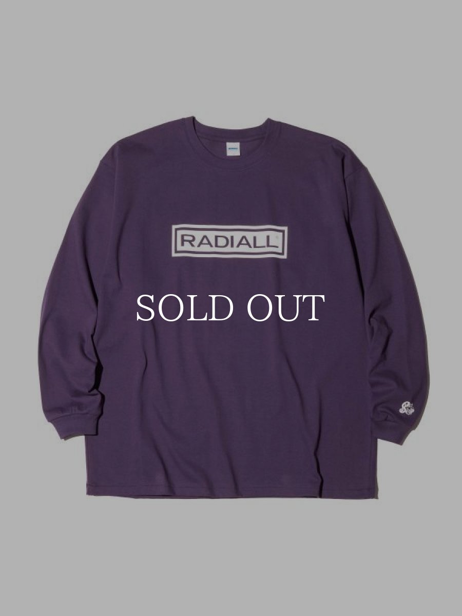 画像1: RADIALL  WHEELS - CREW NECK T-SHIRT L/S (Purple) (1)