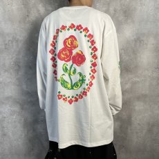 画像4: KIDILL  ROSE LONG SLEEVE T-SHIRT (BLACK) (4)