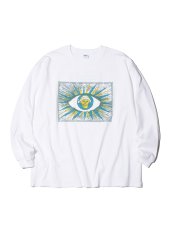 画像1: RADIALL  DEAD HEAD - CREW NECK T-SHIRT L/S (White) (1)