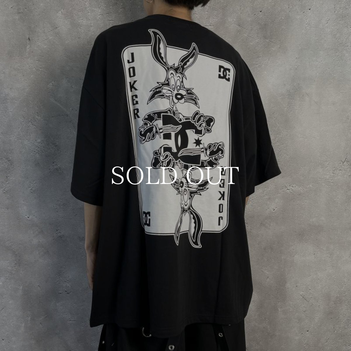 画像4: KIDILL  SHORT SLEEVE WIDE TEE COLLAB WITH DC SHOES JOKER (BLACK) (4)