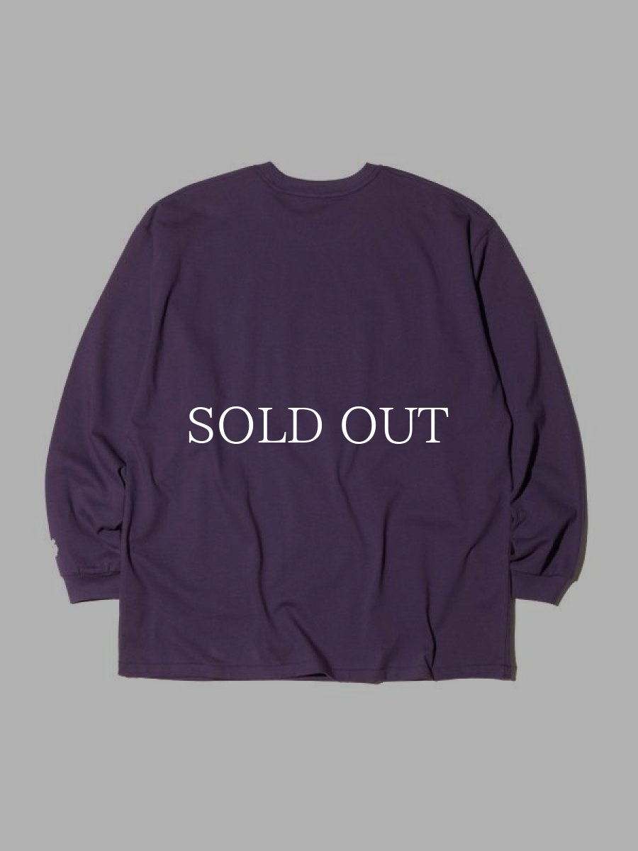 画像2: RADIALL  WHEELS - CREW NECK T-SHIRT L/S (Purple) (2)