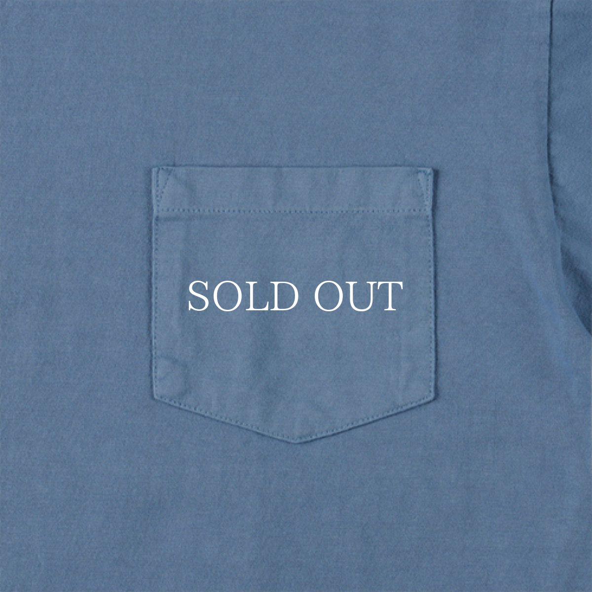 画像2: STANDARD CALIFORNIA  SD Heavyweight Pocket Long Sleeve T Vintage Wash (Blue) (2)