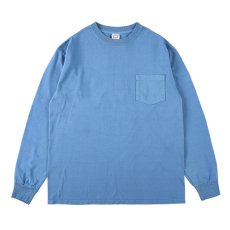 画像1: STANDARD CALIFORNIA  SD Heavyweight Pocket Long Sleeve T Vintage Wash (Blue) (1)