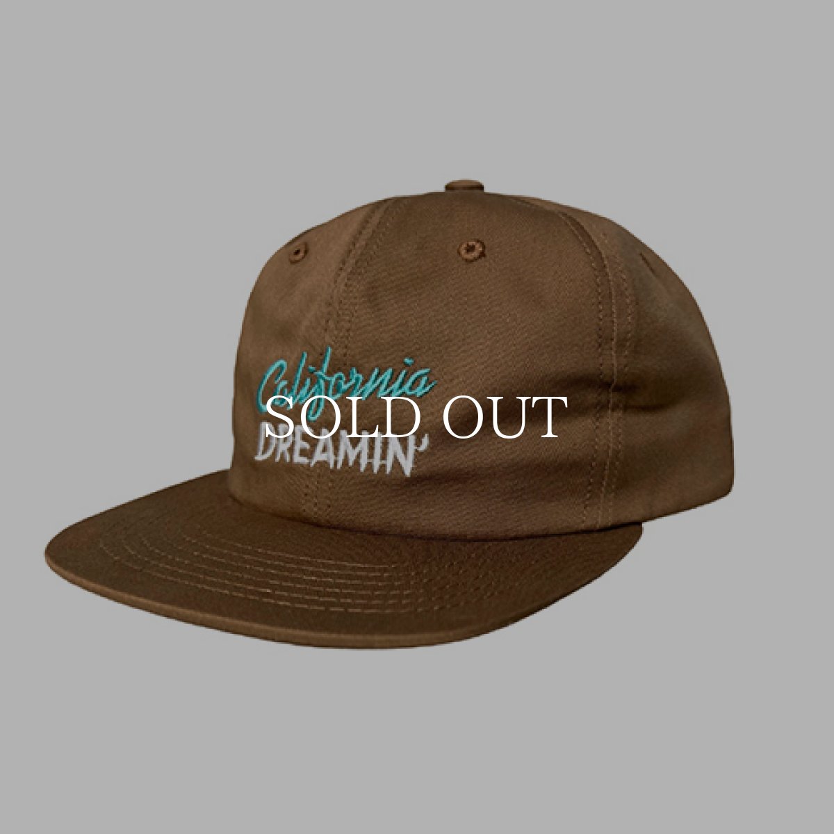 画像1: STANDARD CALIFORNIA  SD California Dreamin’ Twill Cap (Brown) (1)