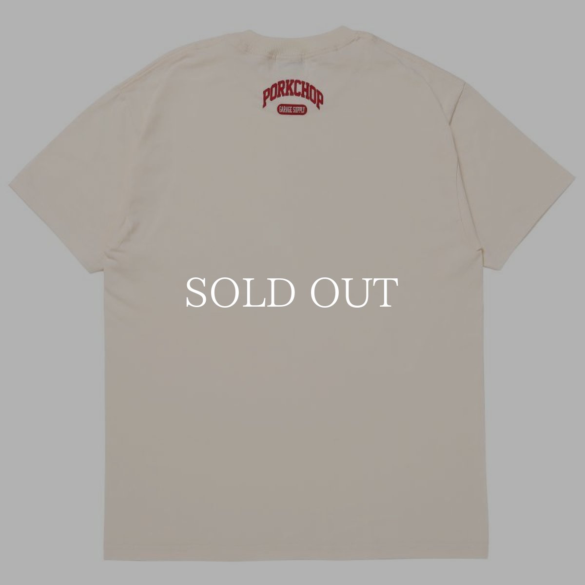 画像2: PORKCHOP GARAGE SUPPLY  2nd COLLEGE TEE (CREAM) (2)