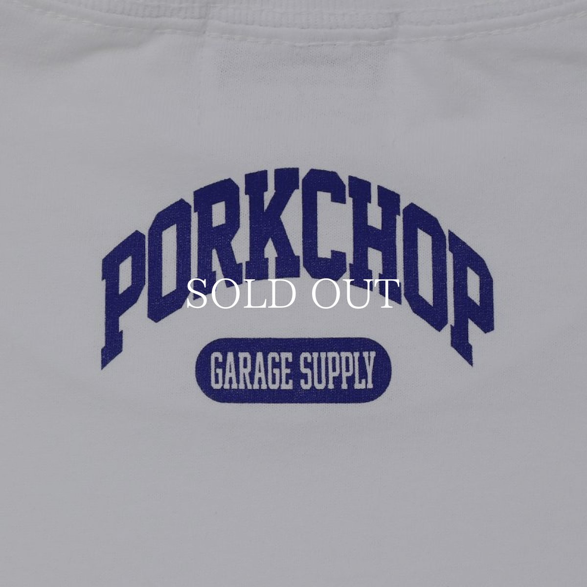 画像4: PORKCHOP GARAGE SUPPLY  2nd COLLEGE TEE (WHITE) (4)