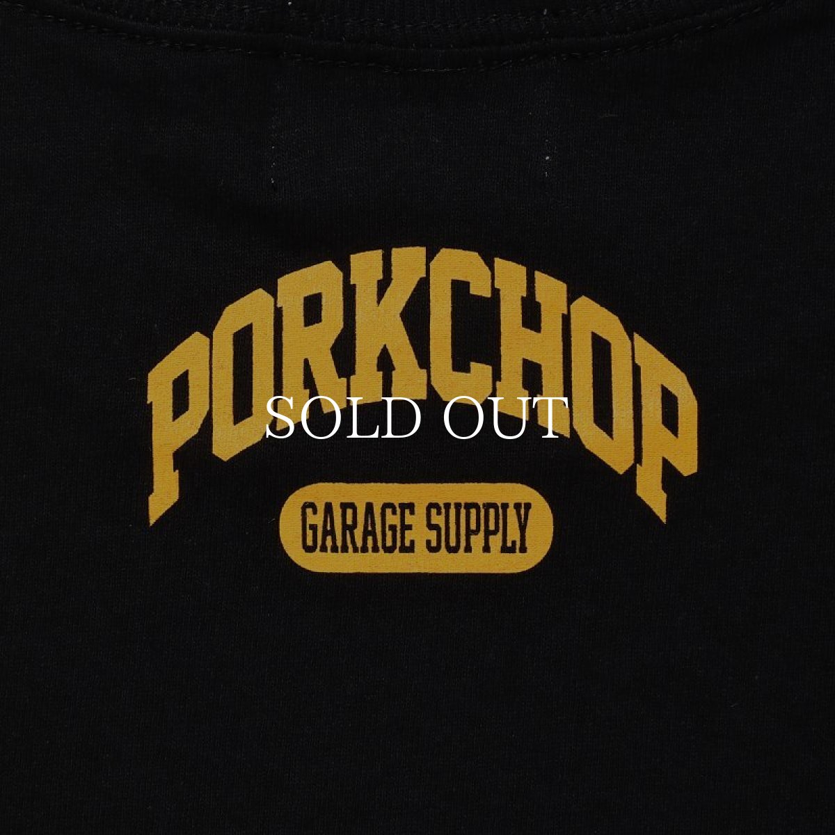 画像4: PORKCHOP GARAGE SUPPLY  2nd COLLEGE TEE (BLACK) (4)