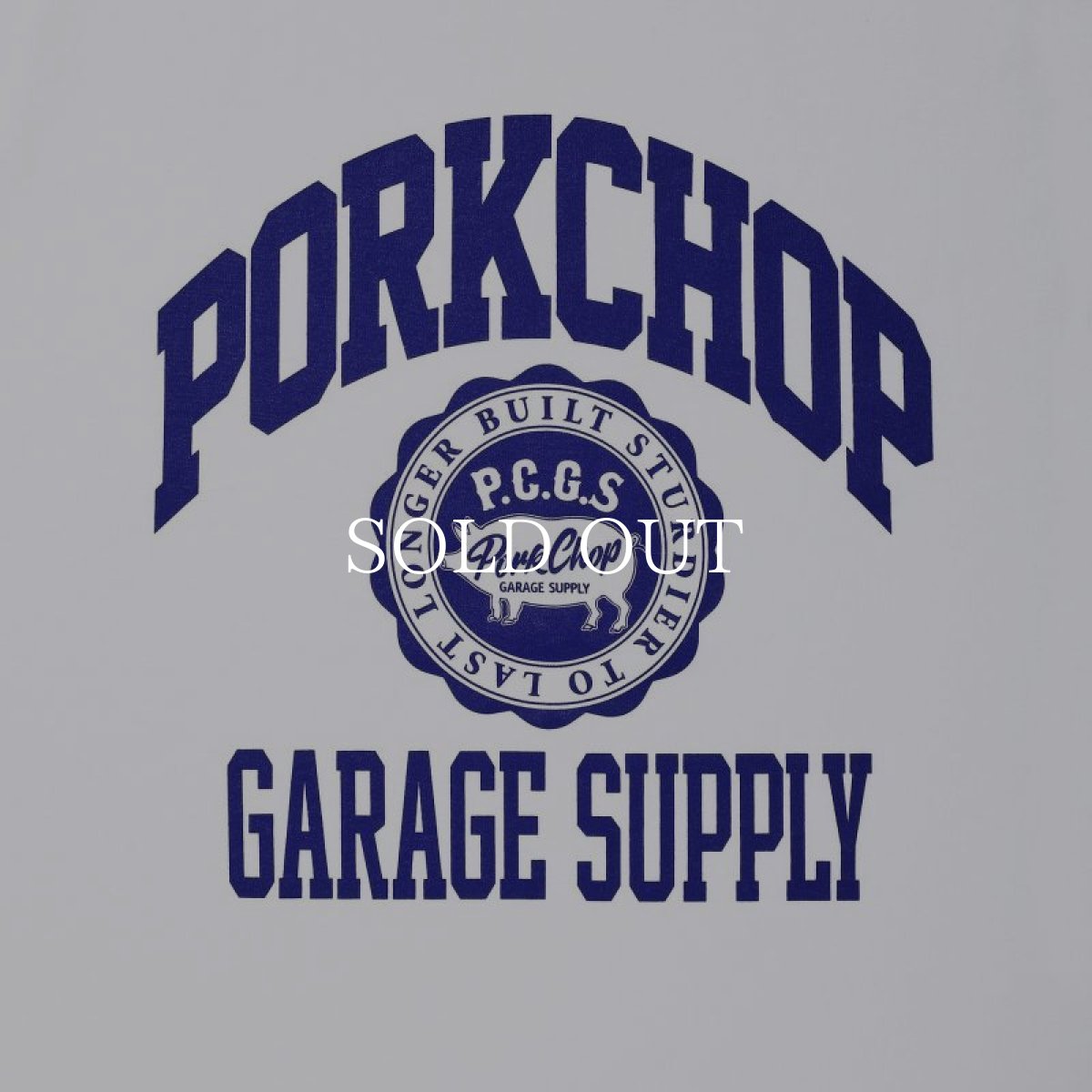 画像3: PORKCHOP GARAGE SUPPLY  2nd COLLEGE TEE (WHITE) (3)