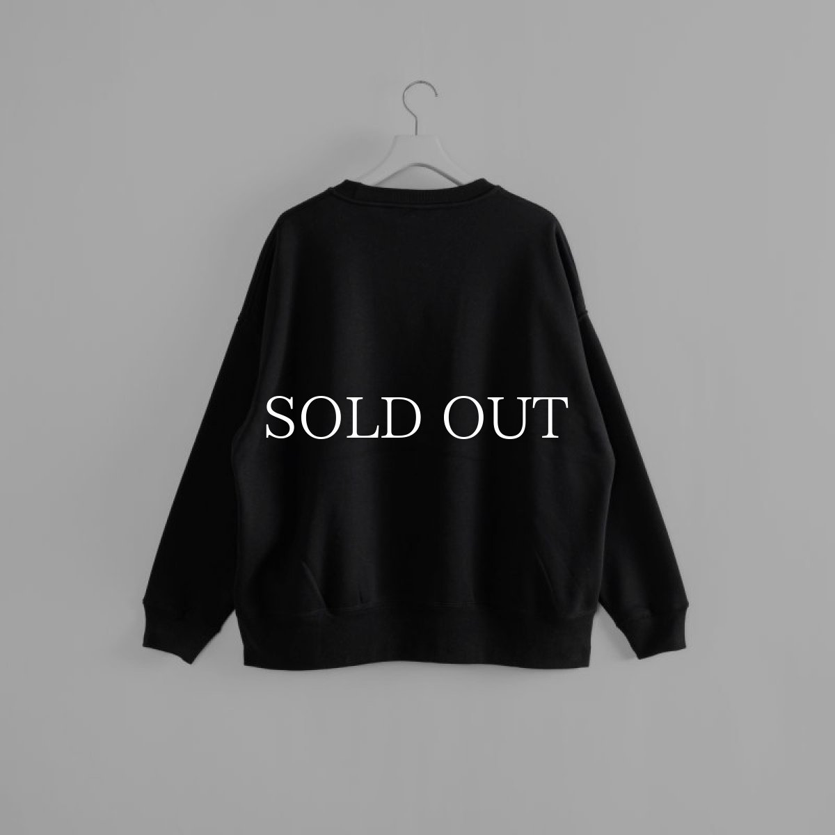 画像5: APPLEBUM  College Logo Big Crew Sweat (Black) (5)