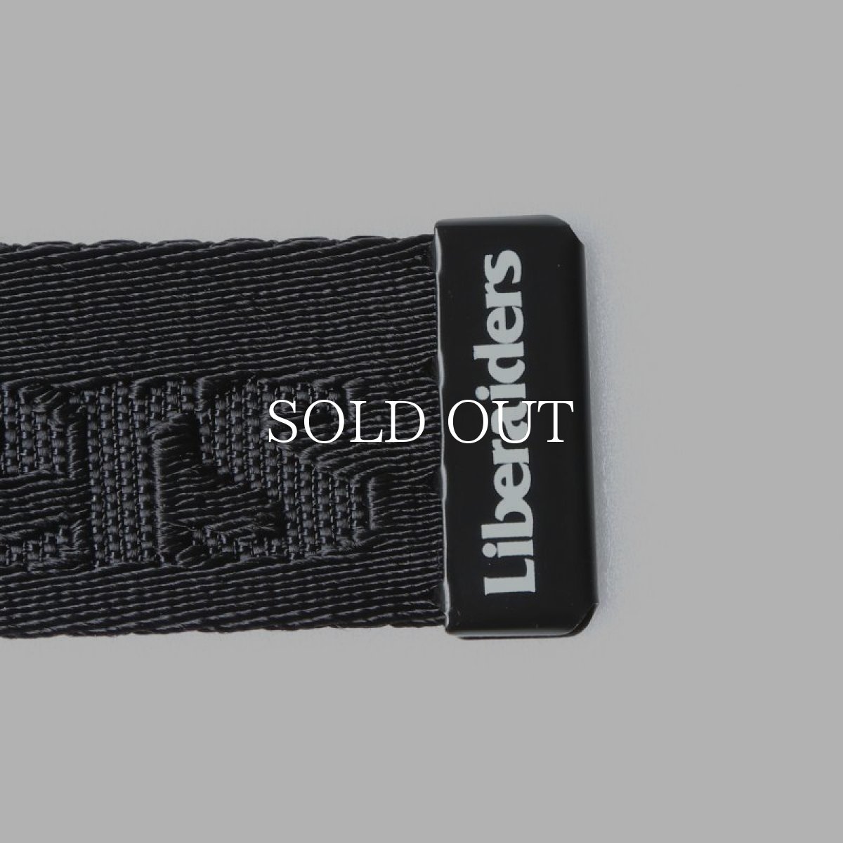 画像4: Liberaiders  OG LOGO NYLON BELT (BLACK) (4)