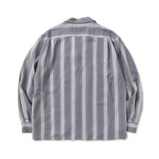 画像2: CALEE  VINTAGE TYPE OMBRE STRIPE SHIRT (Black) (2)