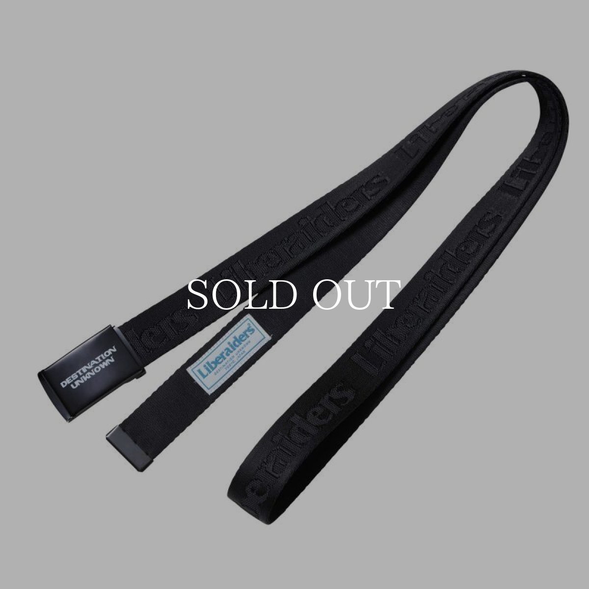 画像6: Liberaiders  OG LOGO NYLON BELT (BLACK) (6)